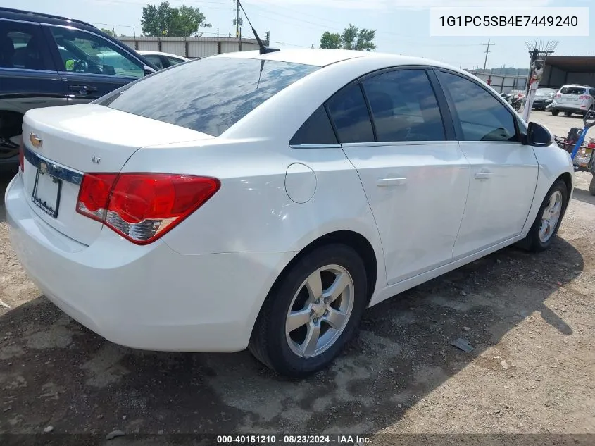 2014 Chevrolet Cruze 1Lt Auto VIN: 1G1PC5SB4E7449240 Lot: 40151210