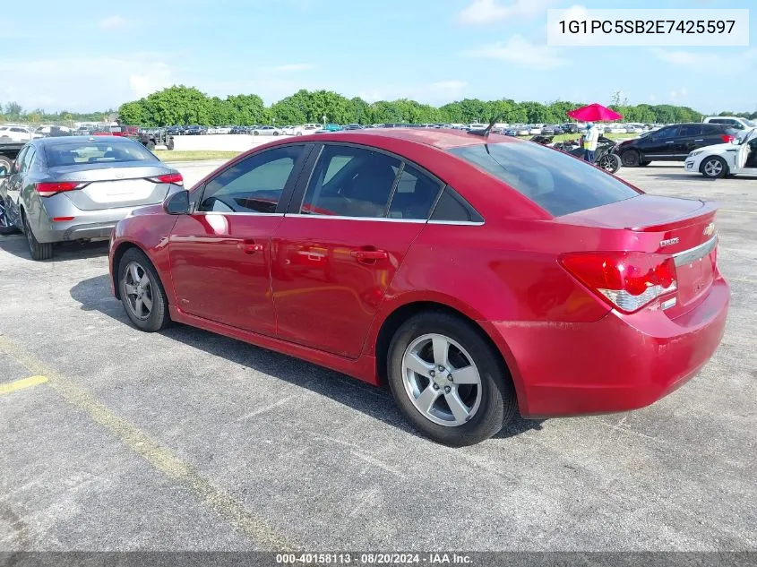 2014 Chevrolet Cruze 1Lt Auto VIN: 1G1PC5SB2E7425597 Lot: 40158113