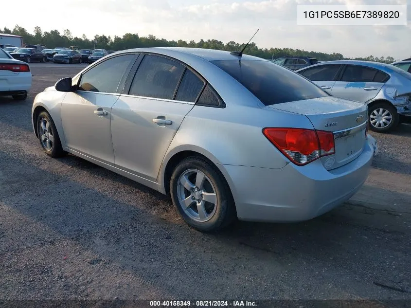 2014 Chevrolet Cruze Lt VIN: 1G1PC5SB6E7389820 Lot: 40158349