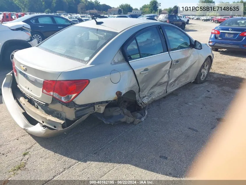 1G1PC5SB1E7148635 2014 Chevrolet Cruze 1Lt Auto