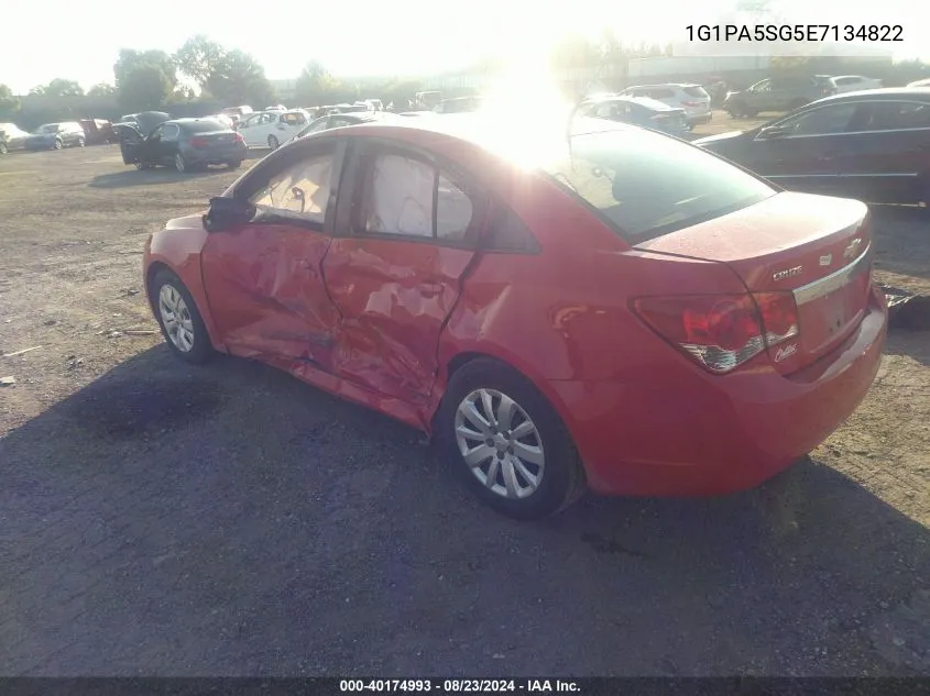 2014 Chevrolet Cruze Ls Auto VIN: 1G1PA5SG5E7134822 Lot: 40174993