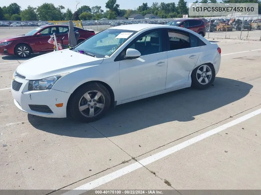 1G1PC5SBXE7452160 2014 Chevrolet Cruze 1Lt Auto