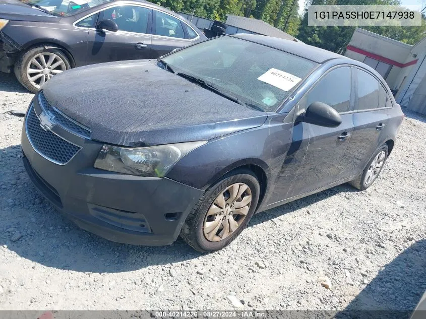 2014 Chevrolet Cruze Ls Auto VIN: 1G1PA5SH0E7147938 Lot: 40214226