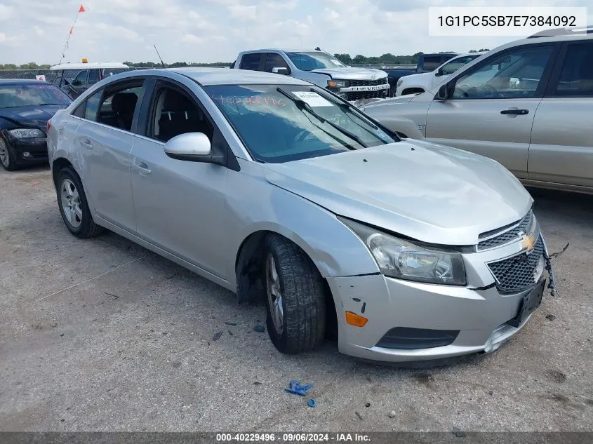 1G1PC5SB7E7384092 2014 Chevrolet Cruze 1Lt Auto