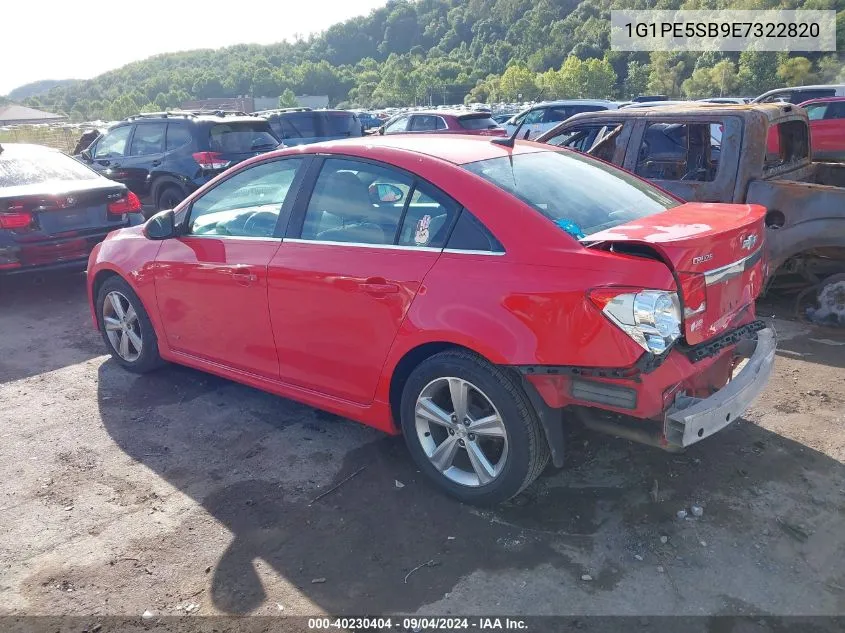 1G1PE5SB9E7322820 2014 Chevrolet Cruze 2Lt Auto