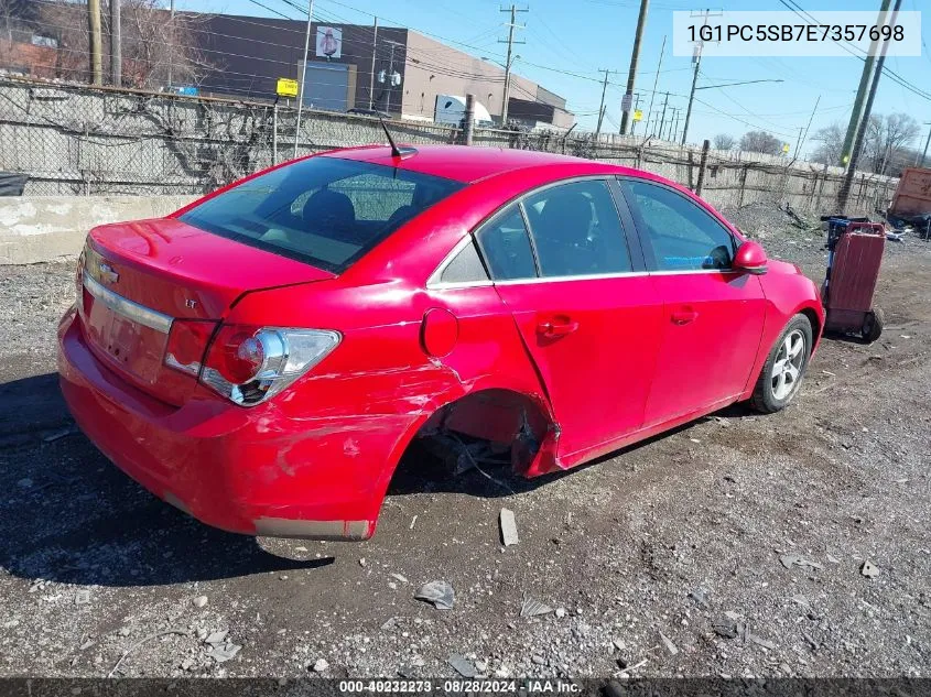 2014 Chevrolet Cruze 1Lt Auto VIN: 1G1PC5SB7E7357698 Lot: 40232273