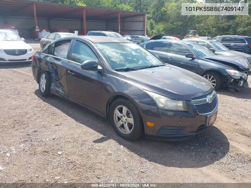 2014 Chevrolet Cruze Lt VIN: 1G1PK5SB8E7409147 Lot: 40233793