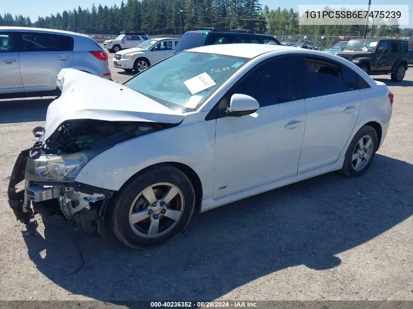 1G1PC5SB6E7475239 2014 Chevrolet Cruze 1Lt Auto