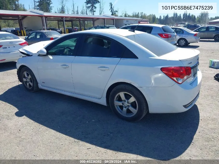 1G1PC5SB6E7475239 2014 Chevrolet Cruze 1Lt Auto