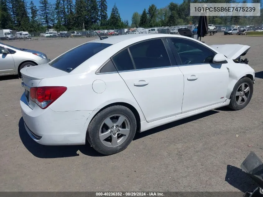 1G1PC5SB6E7475239 2014 Chevrolet Cruze 1Lt Auto