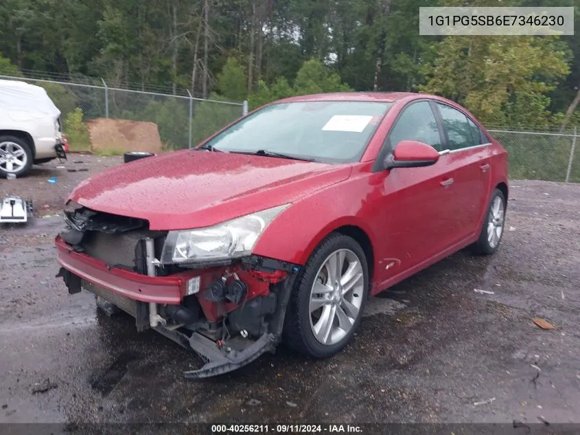 1G1PG5SB6E7346230 2014 Chevrolet Cruze Ltz