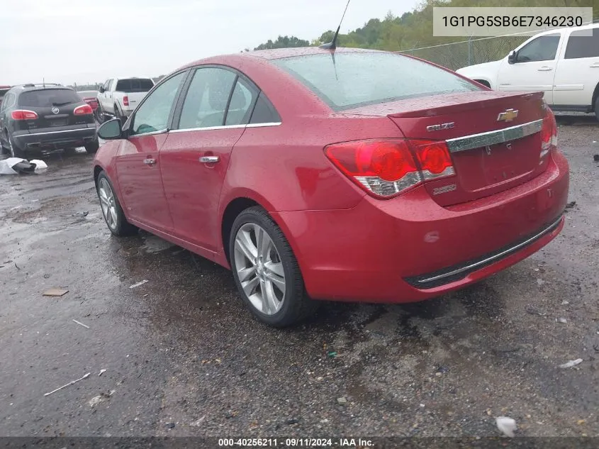 1G1PG5SB6E7346230 2014 Chevrolet Cruze Ltz