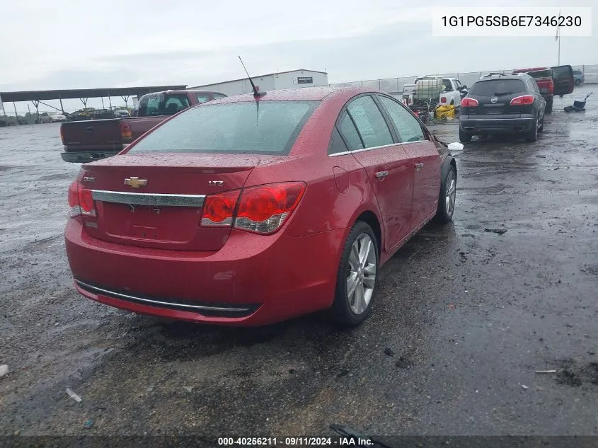 1G1PG5SB6E7346230 2014 Chevrolet Cruze Ltz