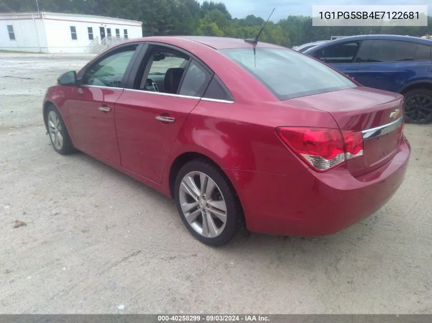 1G1PG5SB4E7122681 2014 Chevrolet Cruze Ltz