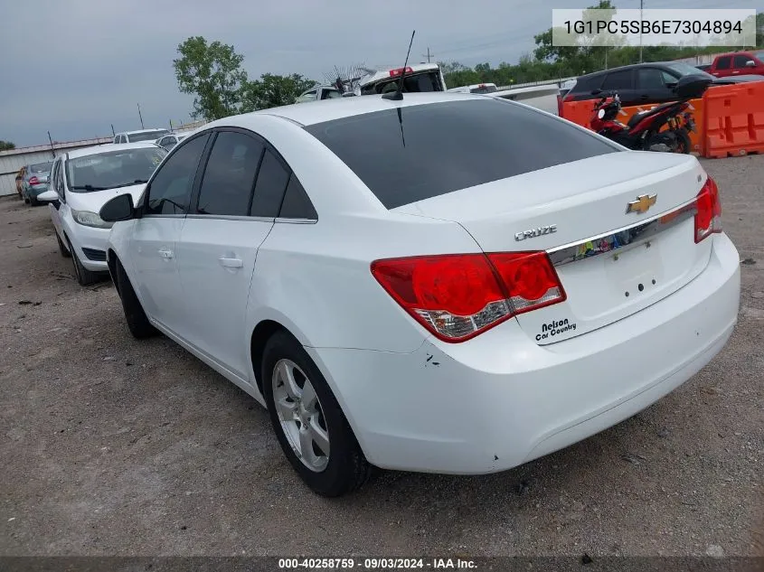 1G1PC5SB6E7304894 2014 Chevrolet Cruze 1Lt Auto