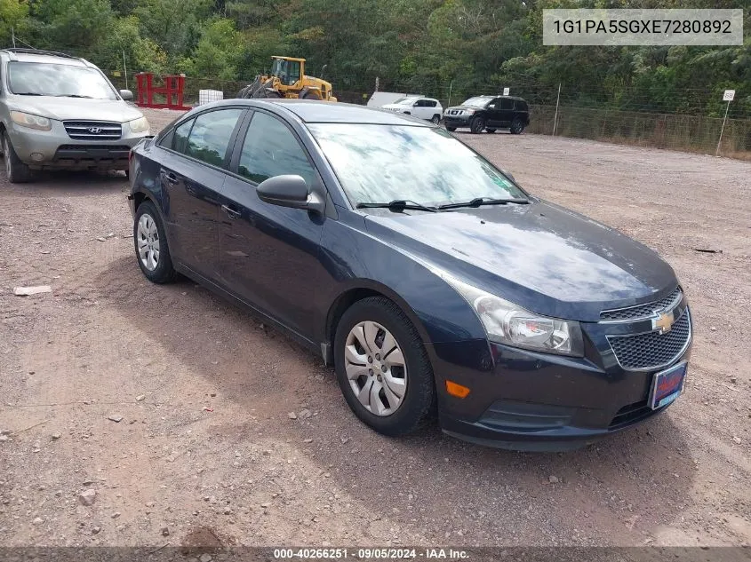 2014 Chevrolet Cruze Ls Auto VIN: 1G1PA5SGXE7280892 Lot: 40266251