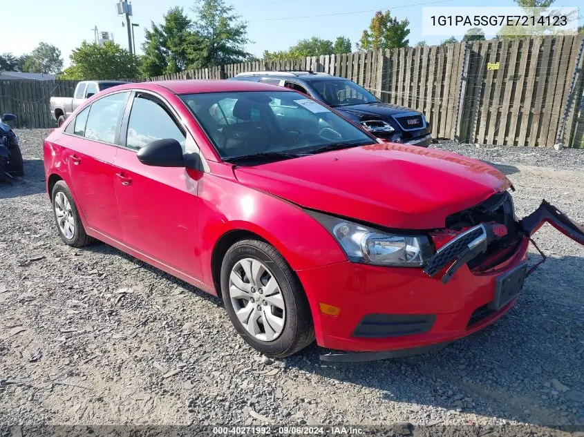 1G1PA5SG7E7214123 2014 Chevrolet Cruze Ls Auto