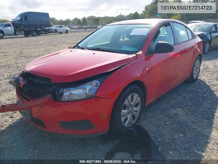 1G1PA5SG7E7214123 2014 Chevrolet Cruze Ls Auto