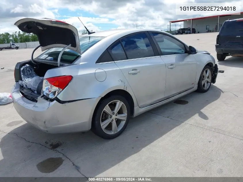 1G1PE5SB2E7294018 2014 Chevrolet Cruze 2Lt Auto