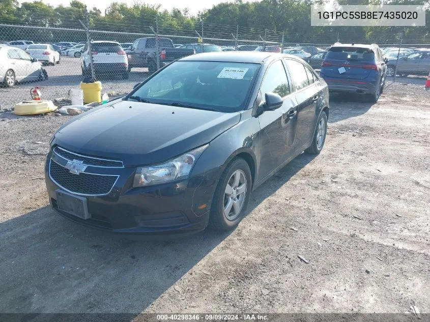 1G1PC5SB8E7435020 2014 Chevrolet Cruze 1Lt Auto