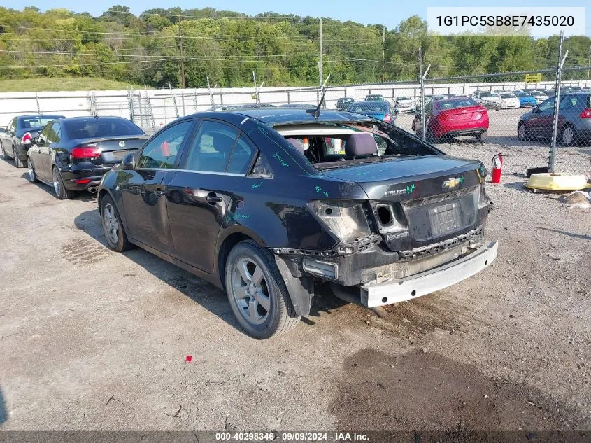 1G1PC5SB8E7435020 2014 Chevrolet Cruze 1Lt Auto