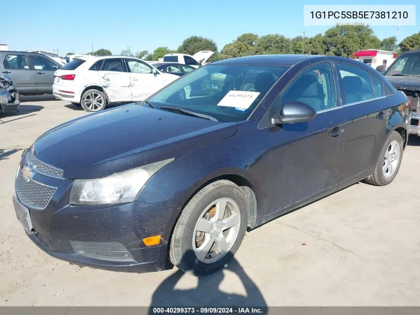 2014 Chevrolet Cruze 1Lt Auto VIN: 1G1PC5SB5E7381210 Lot: 40299373