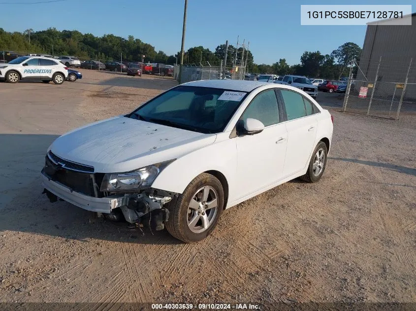 2014 Chevrolet Cruze 1Lt Auto VIN: 1G1PC5SB0E7128781 Lot: 40303639