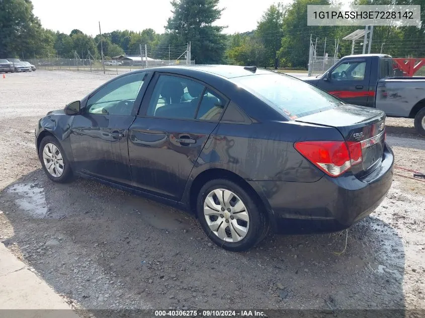 2014 Chevrolet Cruze Ls Auto VIN: 1G1PA5SH3E7228142 Lot: 40306275