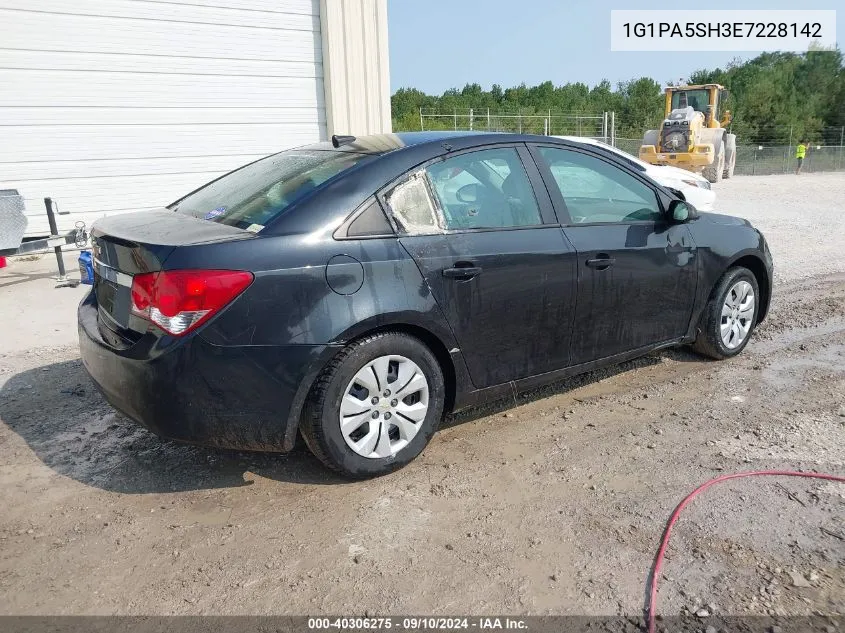 2014 Chevrolet Cruze Ls Auto VIN: 1G1PA5SH3E7228142 Lot: 40306275