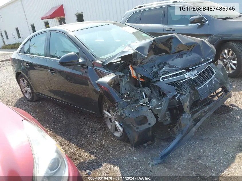 2014 Chevrolet Cruze Lt VIN: 1G1PE5SB4E7486945 Lot: 40310478