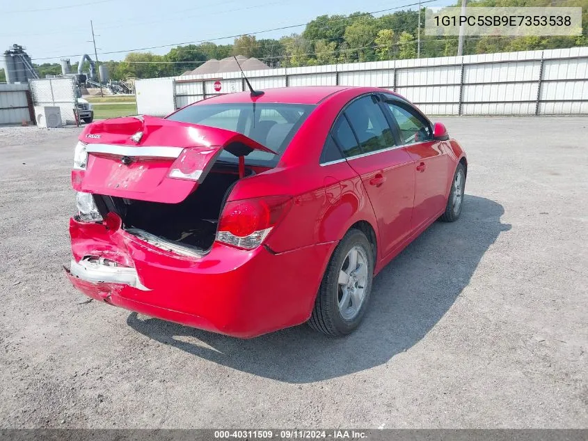 2014 Chevrolet Cruze Lt VIN: 1G1PC5SB9E7353538 Lot: 40311509