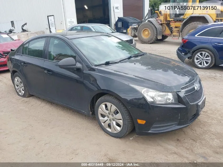 2014 Chevrolet Cruze Ls VIN: 1G1PA5SG7E7139150 Lot: 40315449