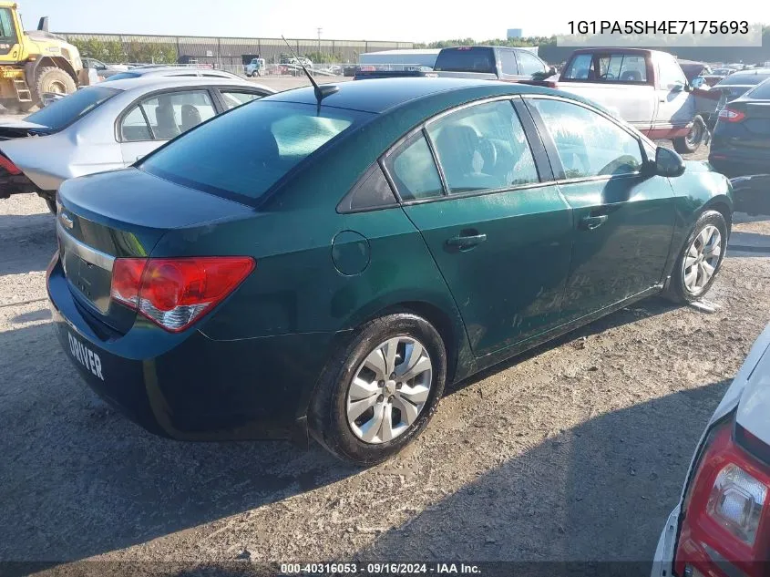 1G1PA5SH4E7175693 2014 Chevrolet Cruze Ls