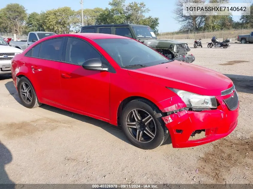 2014 Chevrolet Cruze Ls Auto VIN: 1G1PA5SHXE7140642 Lot: 40326978