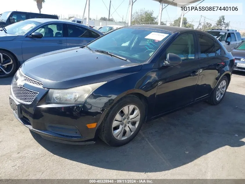 2014 Chevrolet Cruze Ls VIN: 1G1PA5SG8E7440106 Lot: 40328948