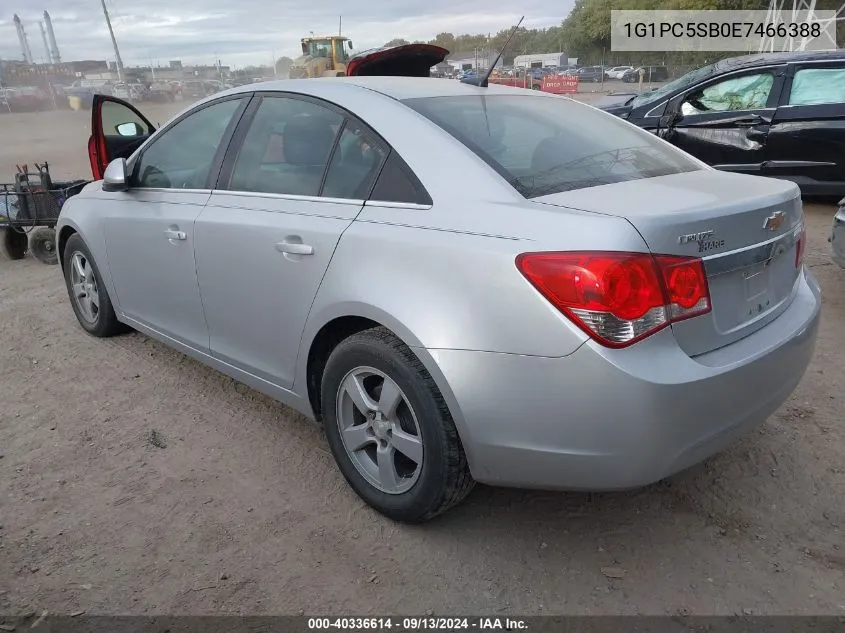 2014 Chevrolet Cruze Lt VIN: 1G1PC5SB0E7466388 Lot: 40336614