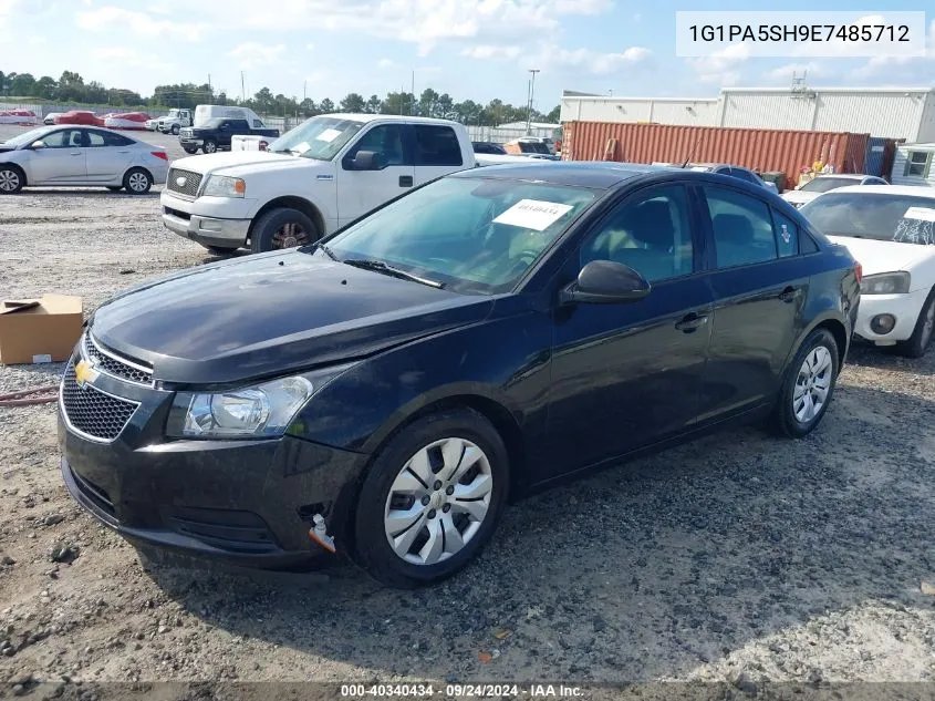 2014 Chevrolet Cruze Ls Auto VIN: 1G1PA5SH9E7485712 Lot: 40340434