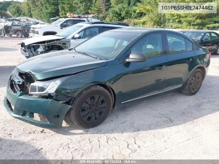 1G1PB5SH0E7474482 2014 Chevrolet Cruze Ls Manual