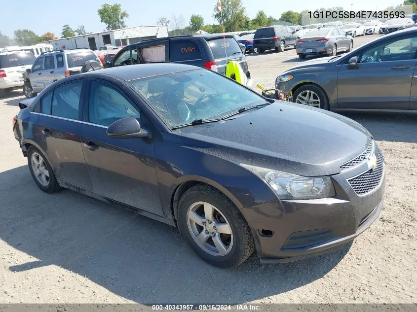 1G1PC5SB4E7435693 2014 Chevrolet Cruze 1Lt Auto