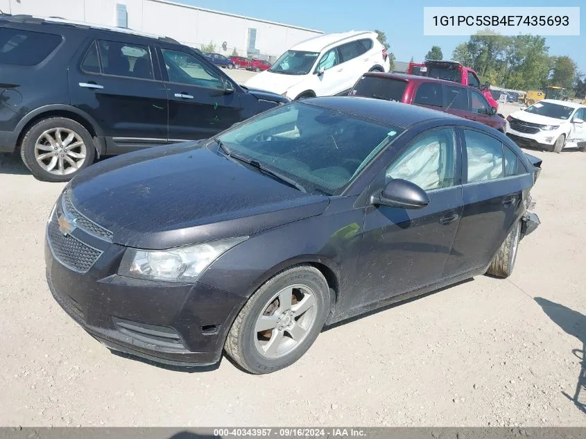 2014 Chevrolet Cruze 1Lt Auto VIN: 1G1PC5SB4E7435693 Lot: 40343957