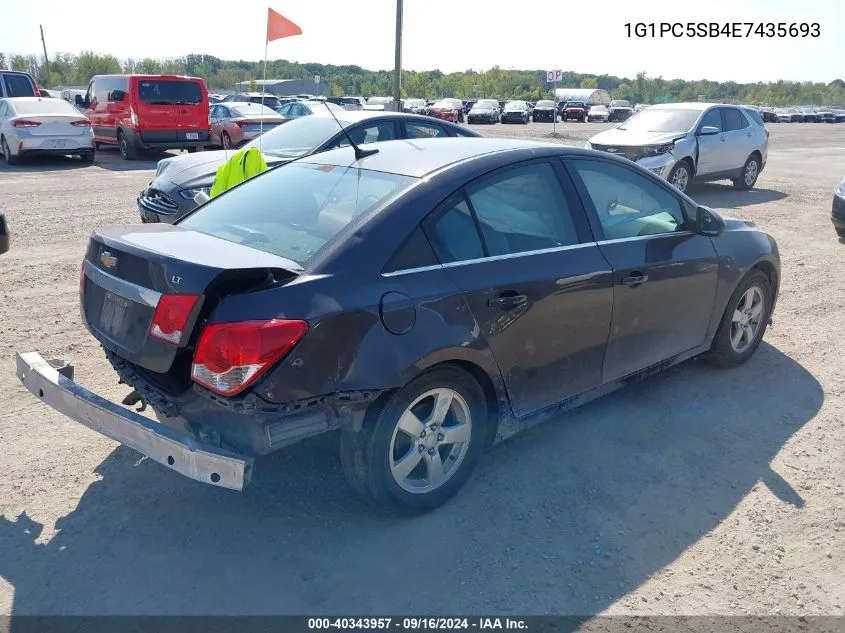 2014 Chevrolet Cruze 1Lt Auto VIN: 1G1PC5SB4E7435693 Lot: 40343957