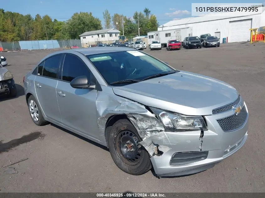 2014 Chevrolet Cruze Ls Manual VIN: 1G1PB5SHXE7479995 Lot: 40345925