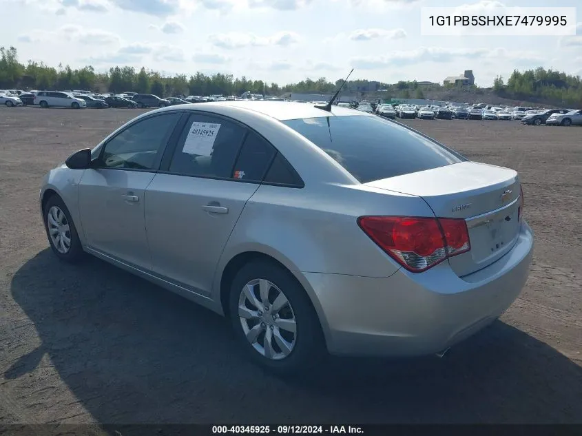 2014 Chevrolet Cruze Ls Manual VIN: 1G1PB5SHXE7479995 Lot: 40345925