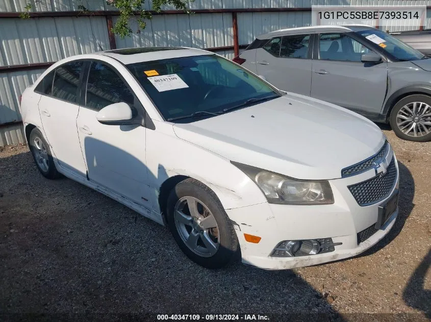 2014 Chevrolet Cruze Lt VIN: 1G1PC5SB8E7393514 Lot: 40347109