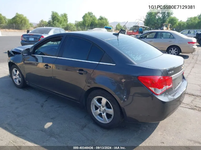 1G1PC5SB0E7129381 2014 Chevrolet Cruze 1Lt Auto