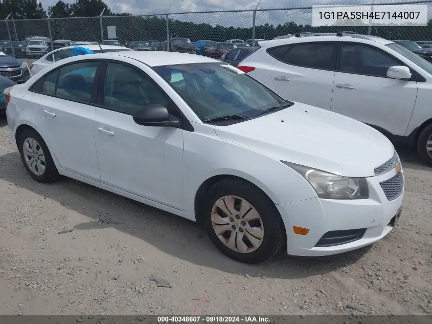 2014 Chevrolet Cruze Ls Auto VIN: 1G1PA5SH4E7144007 Lot: 40348607