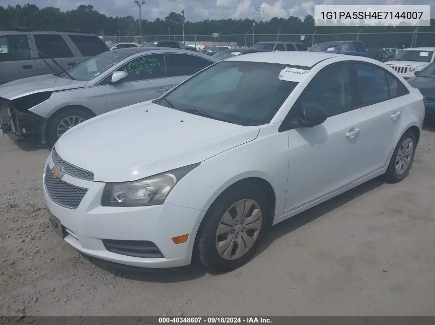 2014 Chevrolet Cruze Ls Auto VIN: 1G1PA5SH4E7144007 Lot: 40348607