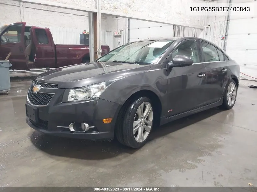 1G1PG5SB3E7400843 2014 Chevrolet Cruze Ltz