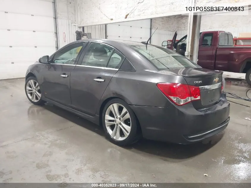 1G1PG5SB3E7400843 2014 Chevrolet Cruze Ltz