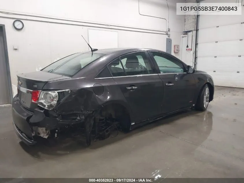 1G1PG5SB3E7400843 2014 Chevrolet Cruze Ltz